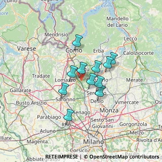 Mappa Via Cimnago, 22060 Novedrate CO, Italia (9.41909)
