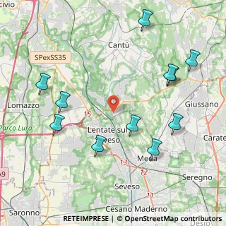 Mappa Via Cimnago, 22060 Novedrate CO, Italia (4.72636)