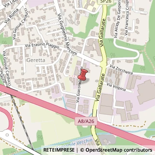 Mappa Via puccini 44, 21010 Besnate, Varese (Lombardia)