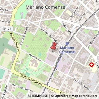Mappa Via XX Settembre, 24, 22066 Mariano Comense, Como (Lombardia)