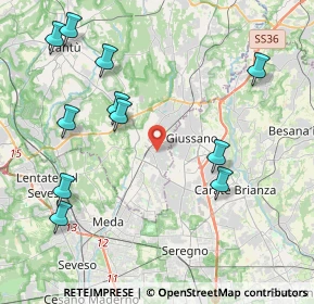Mappa Via Don Giuseppe Bianchi, 22066 Mariano Comense CO, Italia (4.75)
