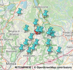 Mappa Via Fratelli Cernuschi, 23807 Merate LC, Italia (6.49722)