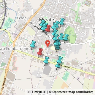 Mappa Via Fratelli Cernuschi, 23807 Merate LC, Italia (0.35)