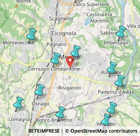 Mappa Via Fratelli Cernuschi, 23807 Merate LC, Italia (2.8)