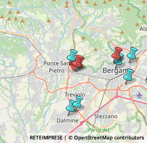 Mappa Via Torino, 24035 Curno BG, Italia (4.40083)