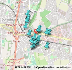 Mappa Via Torino, 24035 Curno BG, Italia (0.306)