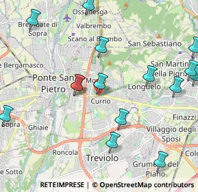 Mappa Via Torino, 24035 Curno BG, Italia (2.59813)