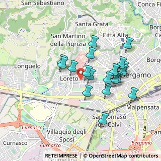 Mappa Via Giuseppe Rillosi, 24128 Bergamo BG, Italia (0.805)