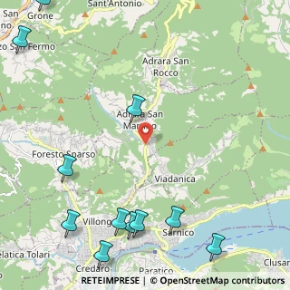 Mappa Via Provinciale, 24060 Adrara San Martino BG, Italia (3.25455)