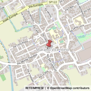 Mappa Piazza Silva, 86, 36035 Marano Vicentino, Vicenza (Veneto)