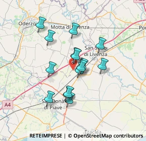 Mappa Via Cal Torta, 30022 Ceggia VE, Italia (5.47)