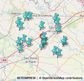 Mappa Via Cal Torta, 30022 Ceggia VE, Italia (6.72)