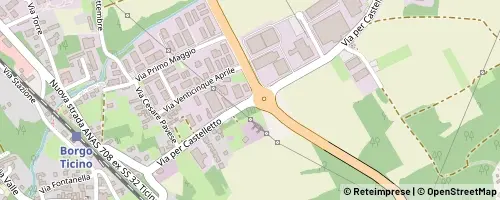Mappa Borgo Ticino