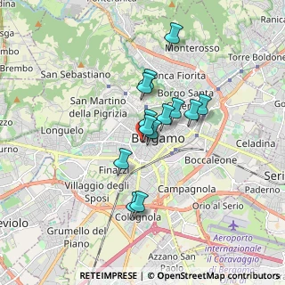 Mappa Largo Nicolò Rezzara, 24122 Bergamo BG, Italia (1.26769)