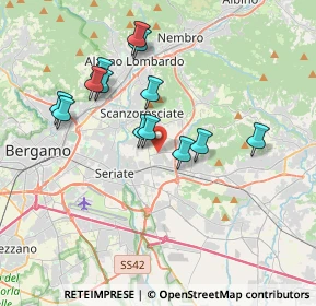 Mappa Via G. Garibaldi, 24066 Pedrengo BG, Italia (3.36462)