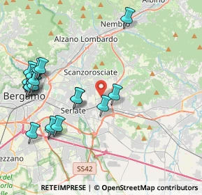Mappa Via G. Garibaldi, 24066 Pedrengo BG, Italia (4.68263)