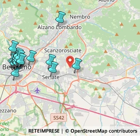 Mappa Via G. Garibaldi, 24066 Pedrengo BG, Italia (5.3585)