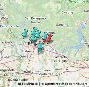 Mappa Via G. Garibaldi, 24066 Pedrengo BG, Italia (7.20818)