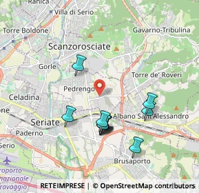 Mappa Via G. Garibaldi, 24066 Pedrengo BG, Italia (1.69182)
