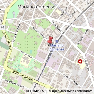 Mappa Via XX Settembre, 54, 22066 Mariano Comense, Como (Lombardia)