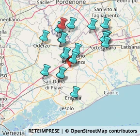 Mappa Via Cavour, 30022 Ceggia VE, Italia (12.3025)