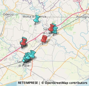 Mappa Via Cavour, 30022 Ceggia VE, Italia (7.25125)