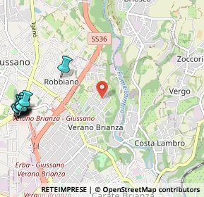 Mappa Via Papa Giovanni XXIII, 20843 Verano Brianza MB, Italia (1.56091)