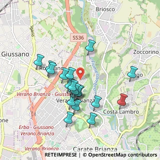 Mappa Via Papa Giovanni XXIII, 20843 Verano Brianza MB, Italia (0.809)