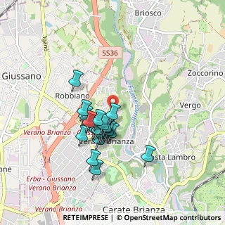 Mappa Via Papa Giovanni XXIII, 20843 Verano Brianza MB, Italia (0.7165)
