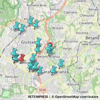 Mappa Via Papa Giovanni XXIII, 20843 Verano Brianza MB, Italia (2.269)