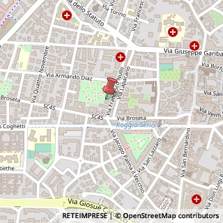 Mappa Via Francesco Nullo, 6, 24128 Bergamo, Bergamo (Lombardia)