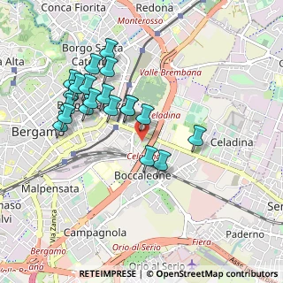 Mappa Via Luigi Pelandi, 24125 Bergamo BG, Italia (0.8935)