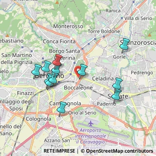Mappa Via Luigi Pelandi, 24125 Bergamo BG, Italia (1.83417)