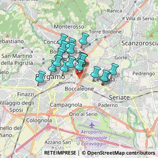Mappa Via Luigi Pelandi, 24125 Bergamo BG, Italia (1.22)