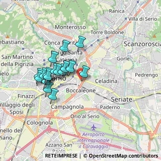Mappa Via Luigi Pelandi, 24125 Bergamo BG, Italia (1.5295)