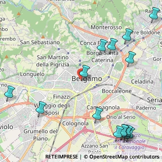 Mappa Via XX Settembre, 24100 Bergamo BG, Italia (3.112)