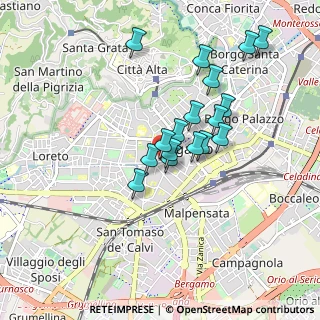 Mappa Via XX Settembre, 24100 Bergamo BG, Italia (0.74529)