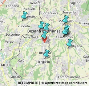 Mappa Via M.Buonarroti, 20842 Besana In Brianza MB, Italia (1.62909)