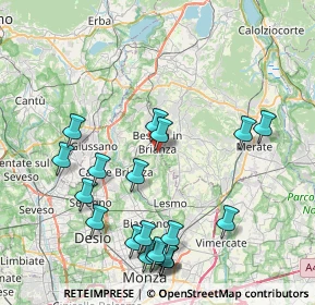 Mappa Via M.Buonarroti, 20842 Besana In Brianza MB, Italia (9.231)