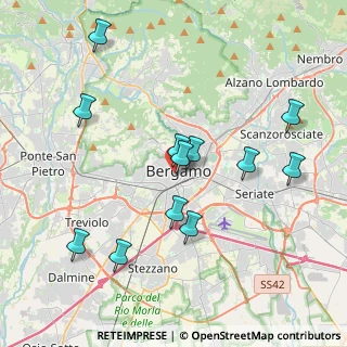 Mappa Via G. Tiraboschi, 24121 Bergamo BG, Italia (3.92833)