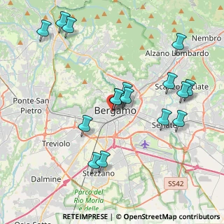 Mappa Via G. Tiraboschi, 24121 Bergamo BG, Italia (4.17563)