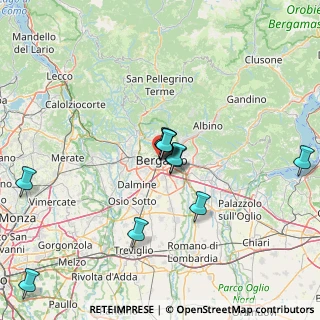 Mappa Via G. Tiraboschi, 24121 Bergamo BG, Italia (13.32909)