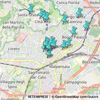 Mappa Via G. Tiraboschi, 24121 Bergamo BG, Italia (0.77947)