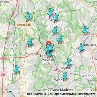 Mappa Via Colombirolo, 22060 Carimate CO, Italia (4.136)