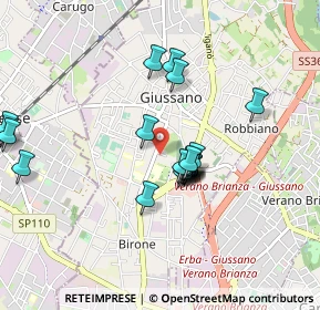 Mappa Via Antonio Pacinotti, 20833 Giussano MB, Italia (0.833)