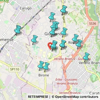Mappa Via Antonio Pacinotti, 20833 Giussano MB, Italia (0.93)