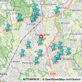 Mappa Via Antonio Pacinotti, 20833 Giussano MB, Italia (2.4705)