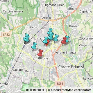 Mappa Via Antonio Pacinotti, 20833 Giussano MB, Italia (1.22917)
