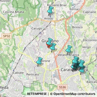Mappa Via Antonio Pacinotti, 20833 Giussano MB, Italia (2.52882)