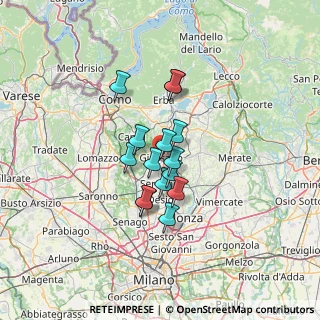 Mappa Via Antonio Pacinotti, 20833 Giussano MB, Italia (8.948)